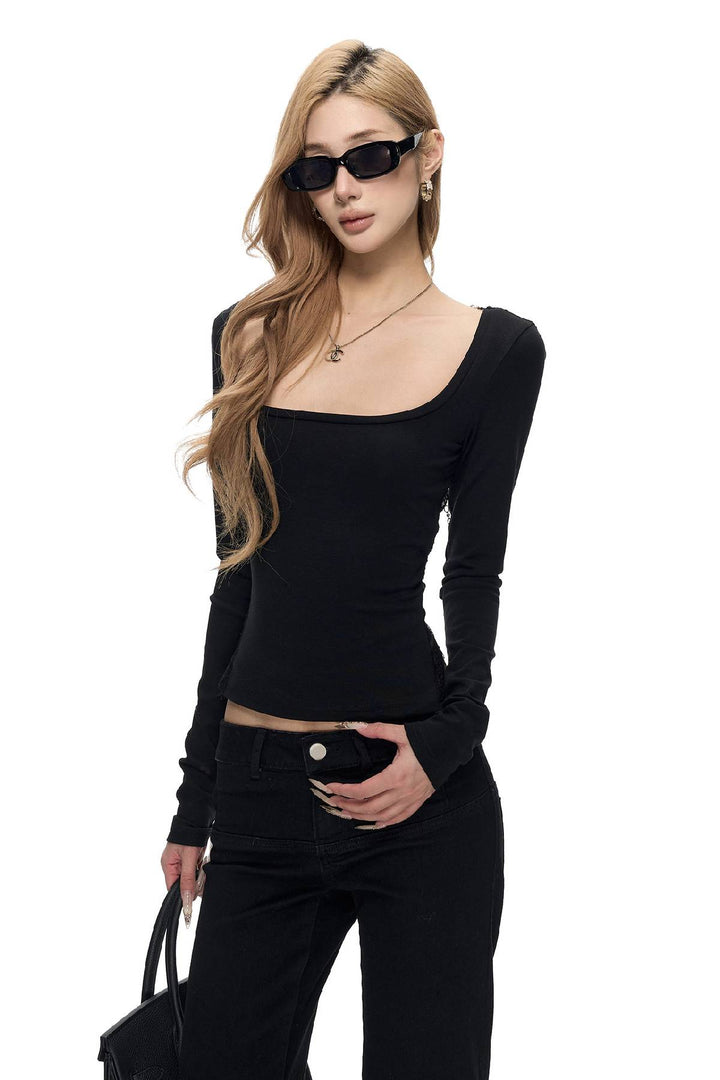 Sculpt Square Neck Top