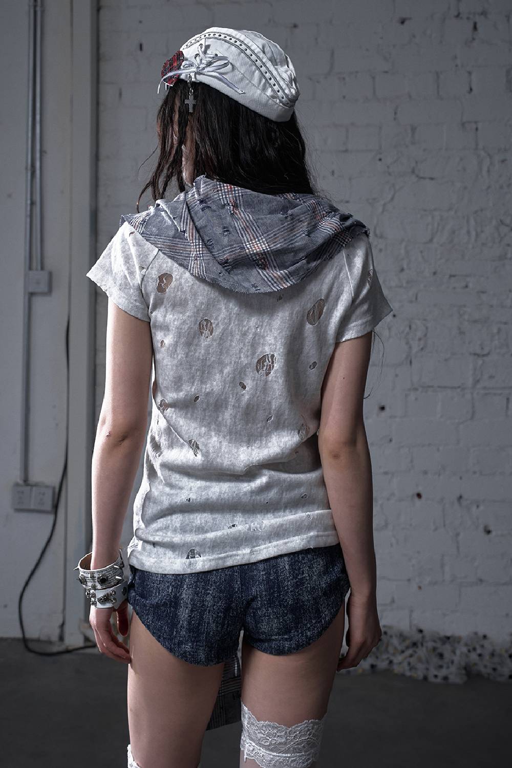 Zipped Collar Top