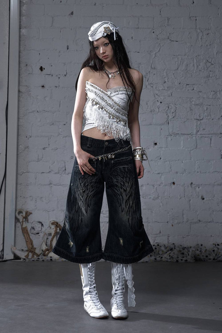 Textured Beaded Top