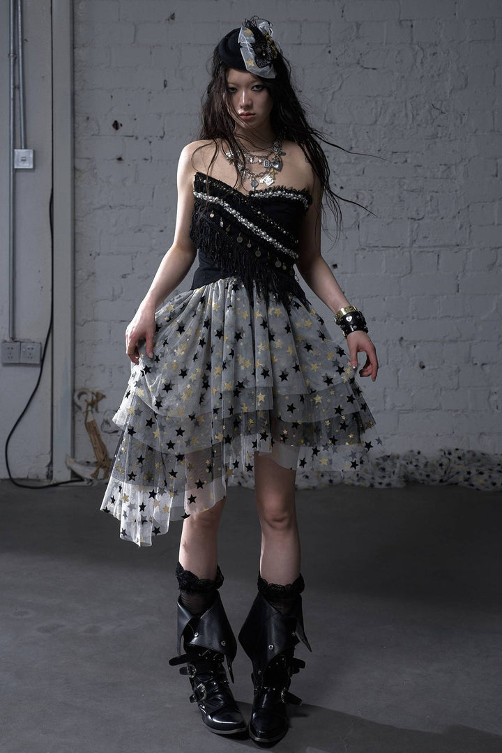 Gradient Star Dress