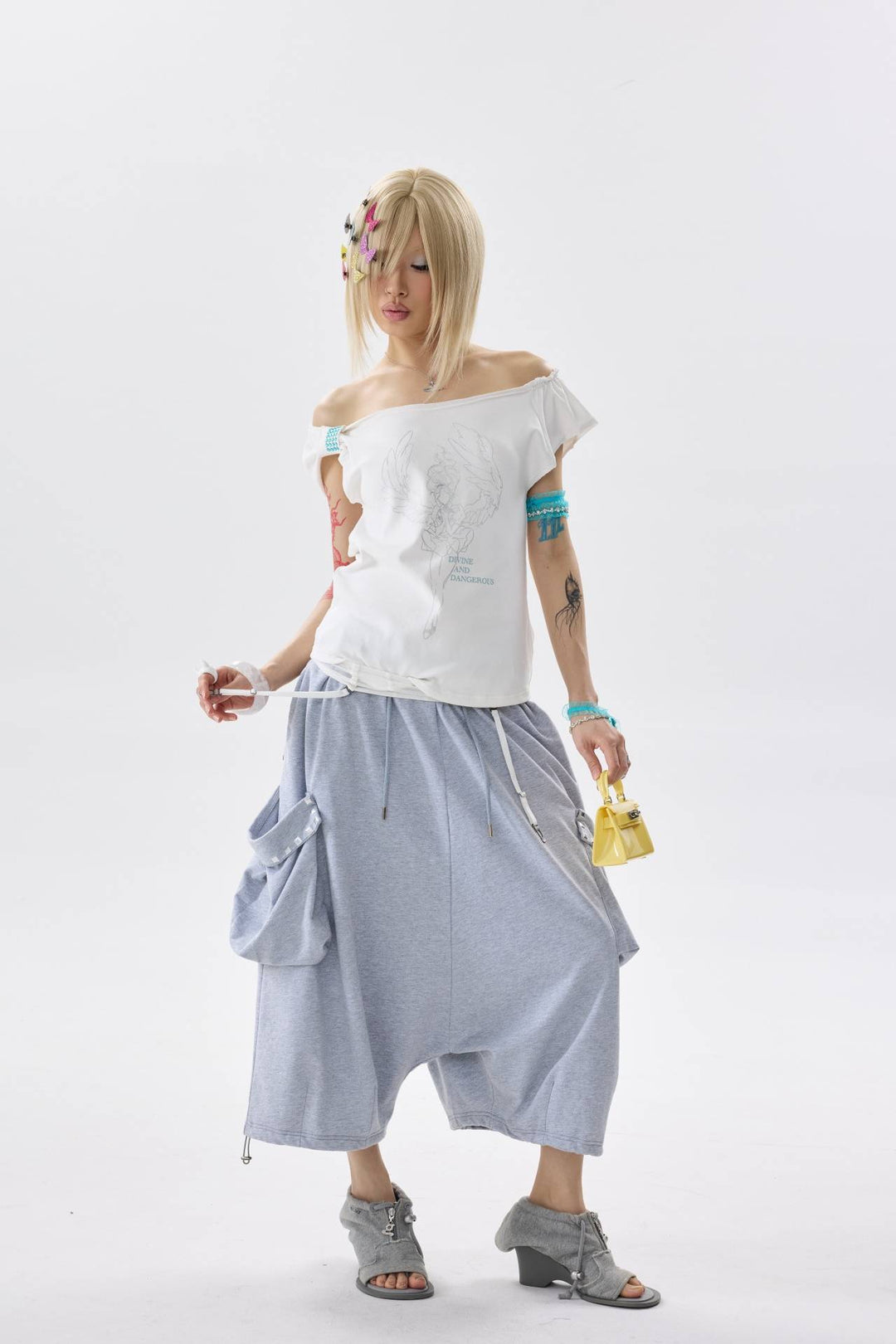 Low Rise Drop Pants