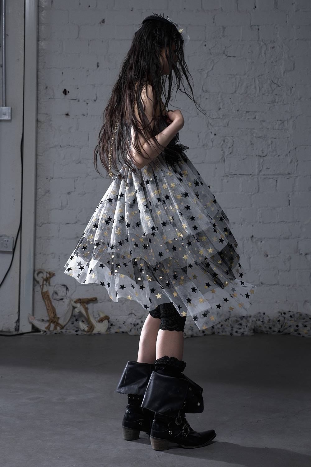 Gradient Star Dress