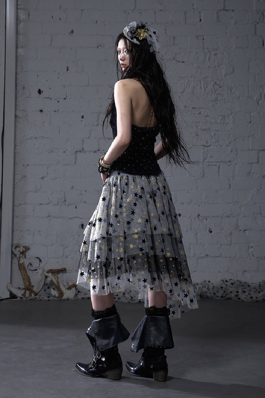 Gradient Star Dress