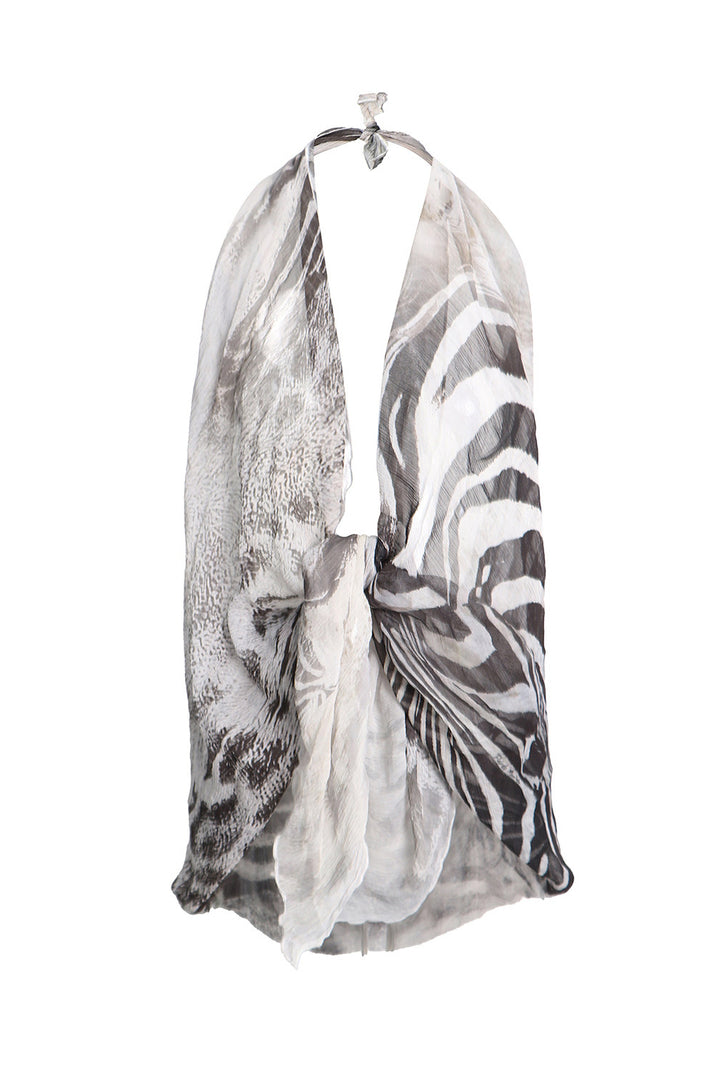 Sienna Zebra Silk Scarf