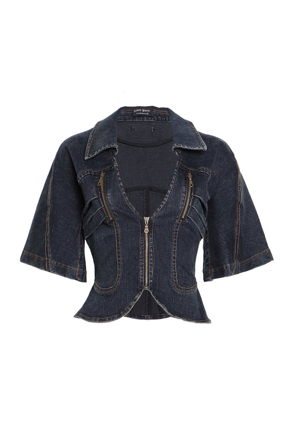 Sienna Cropped Denim Jacket