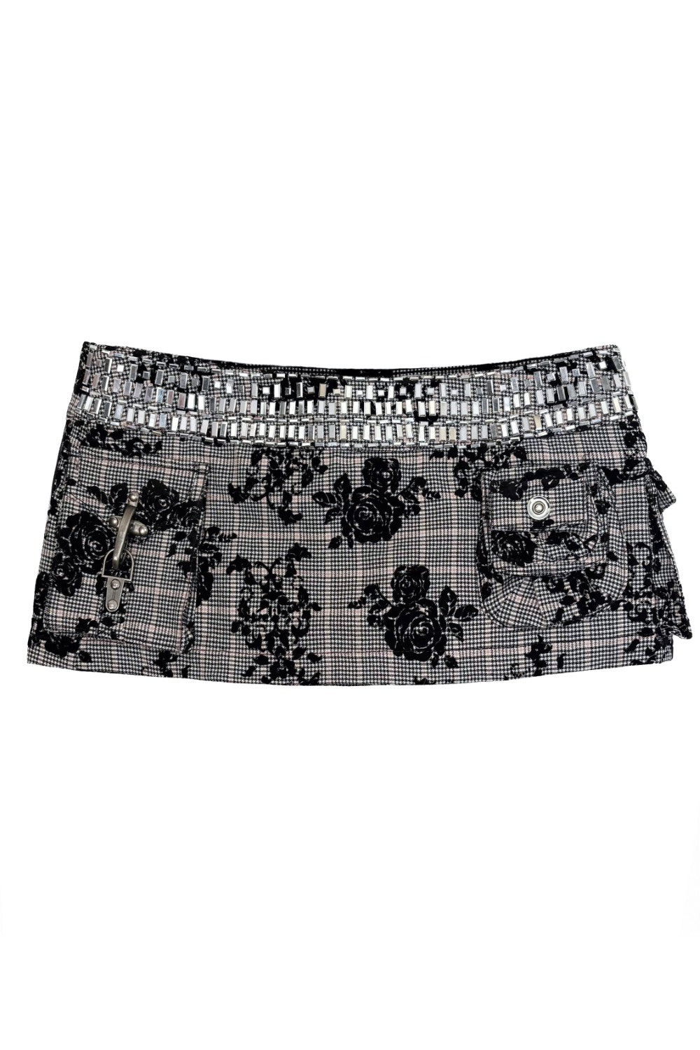 Jolie Rhinestone Waist Skirt