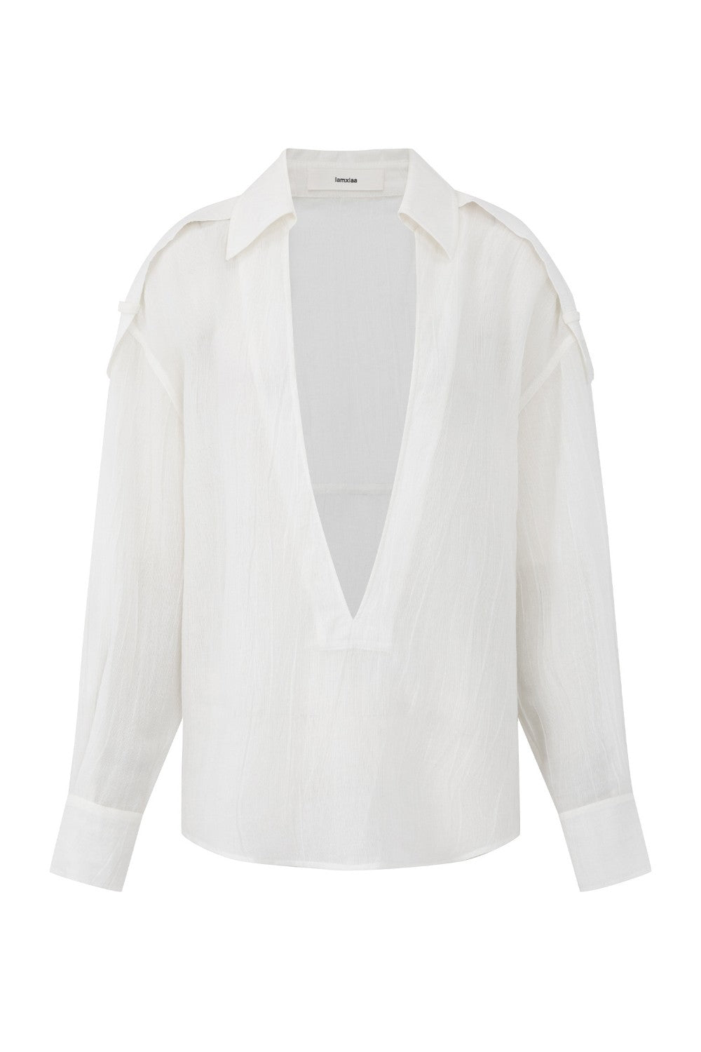 Elise White Tide Blouse