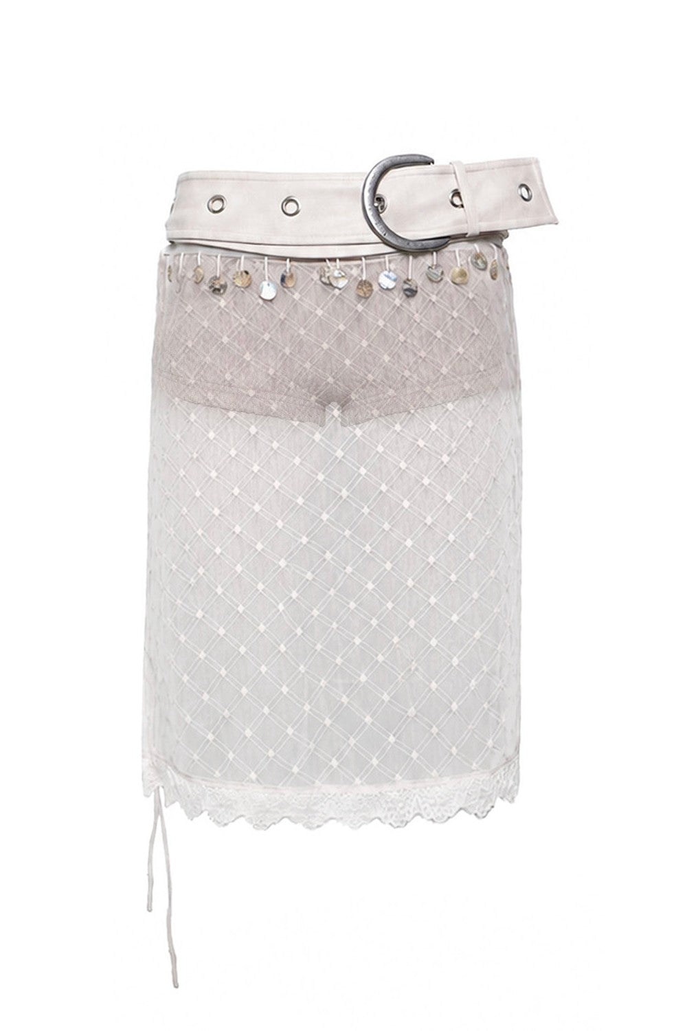 Bianca Charm Mesh Skirt