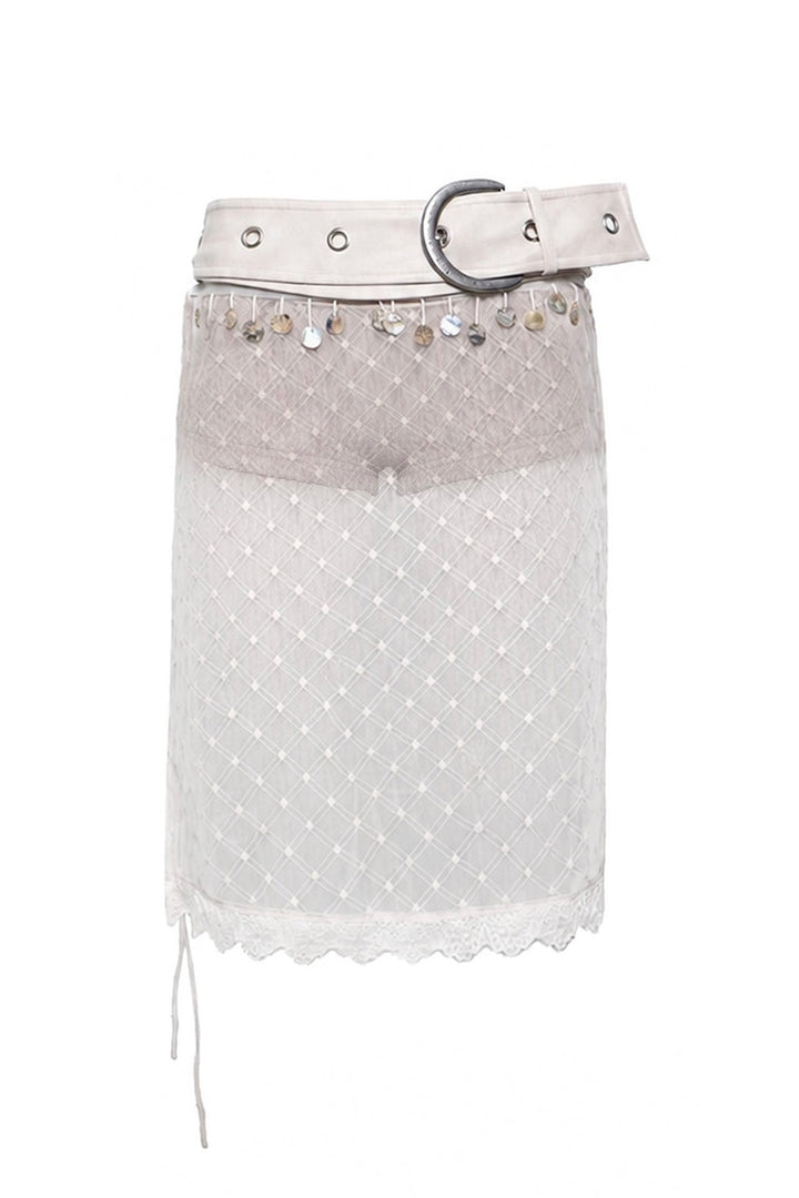 Bianca Charm Mesh Skirt