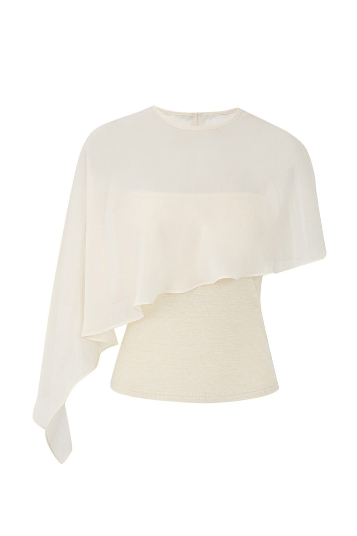 Mila Mesh Cape Top