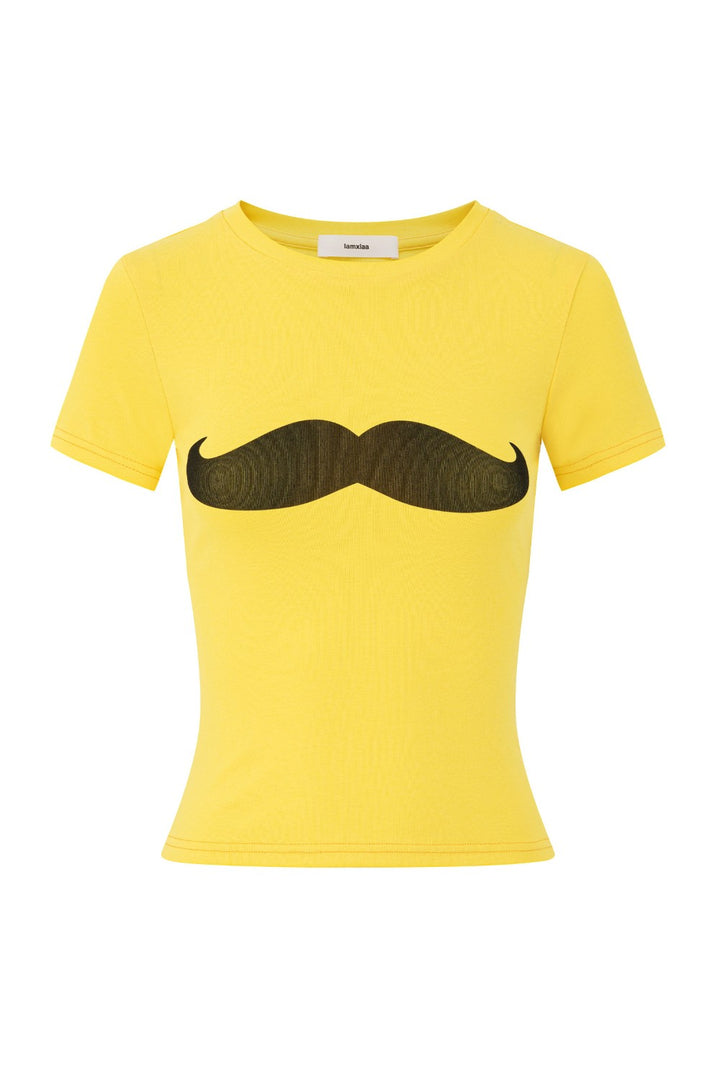Retro Mustache Baby Tee