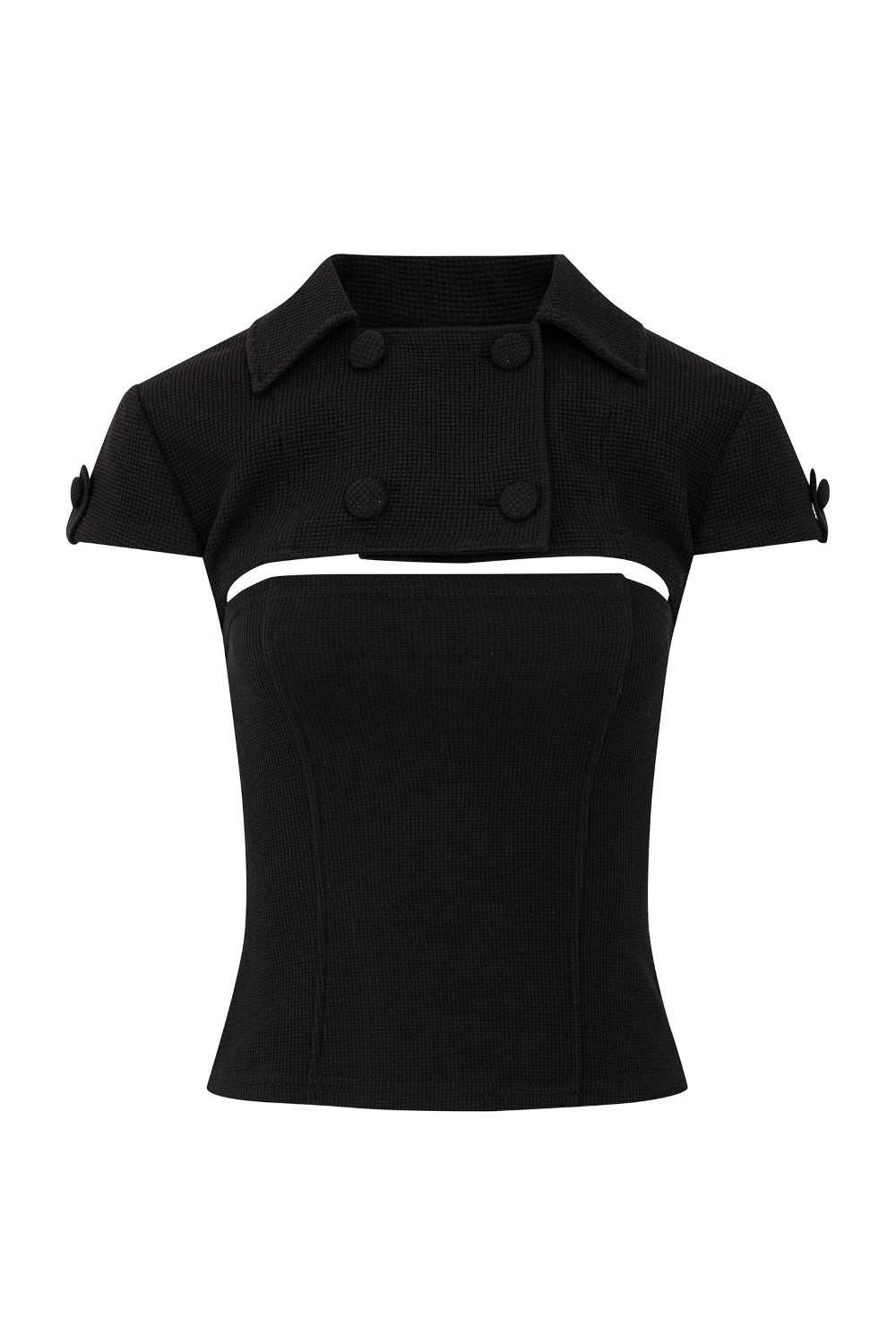 Elin Chic Button Top