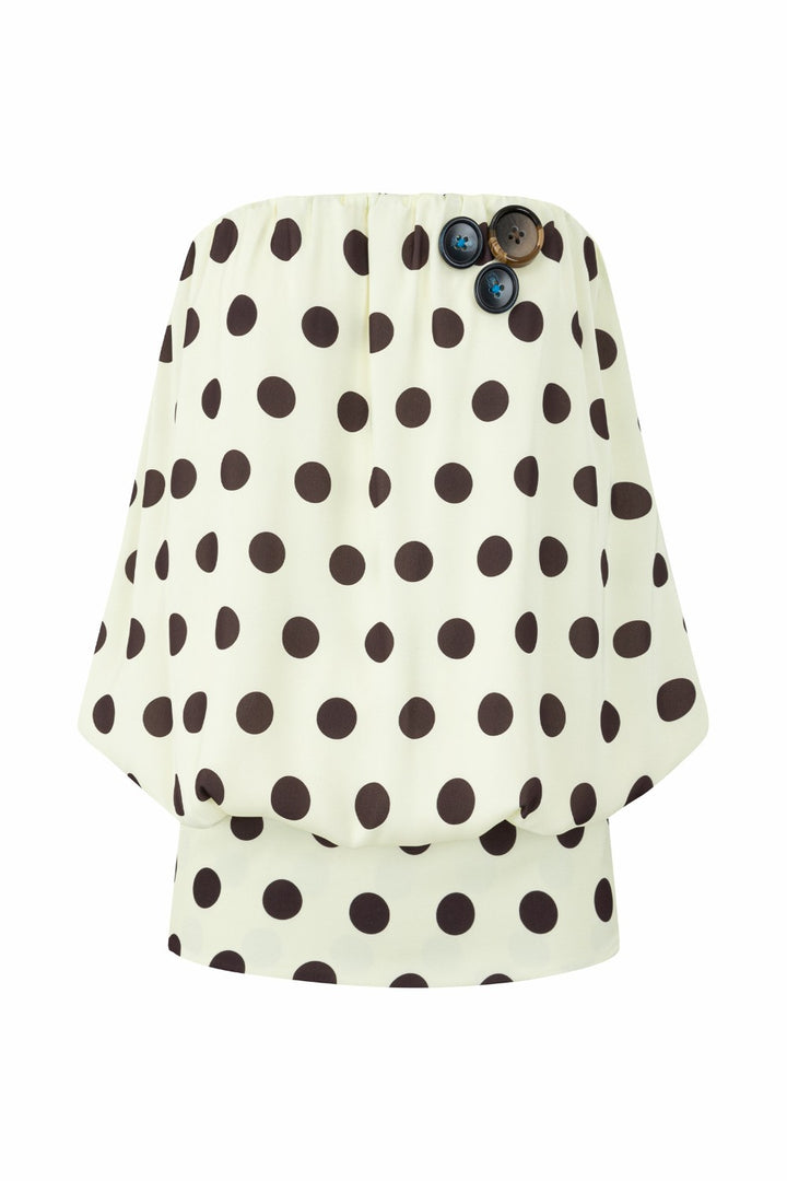Coco 90s Polka Dot Dress