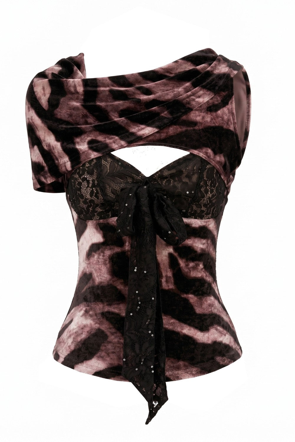 Sofia Lace Zebra Top
