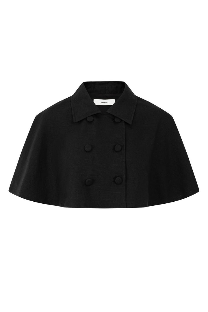 Elira Cropped Cape Blazer