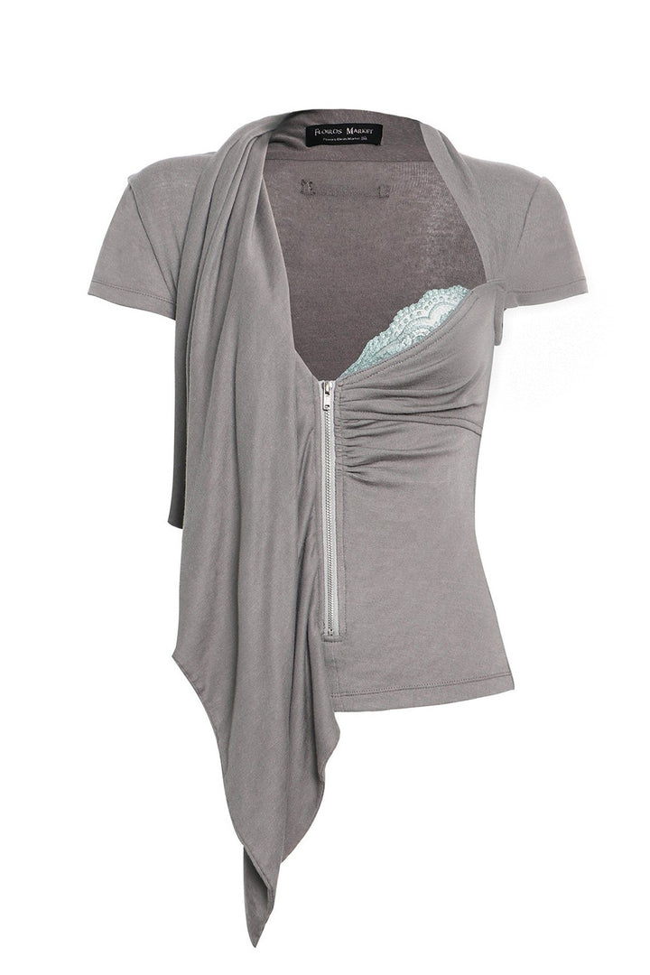 Mia Lace Cup Ruched Top
