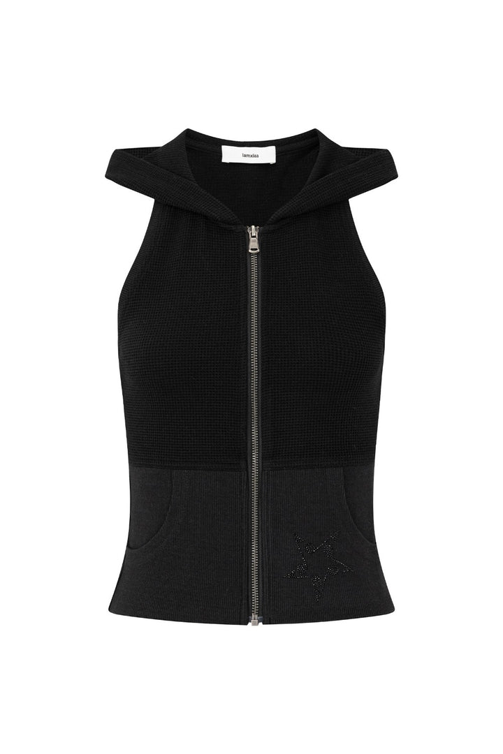 Kairo Sleeveless Hooded Jacket