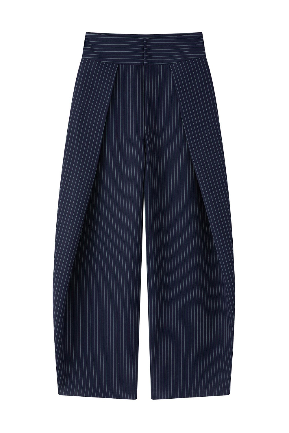 Mina Pinstripe Curve Pants