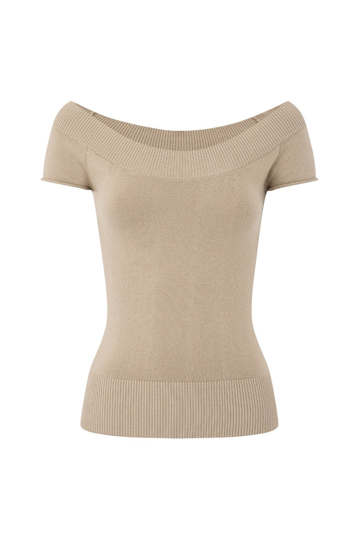 Emilia Off-Shoulder Knit Top
