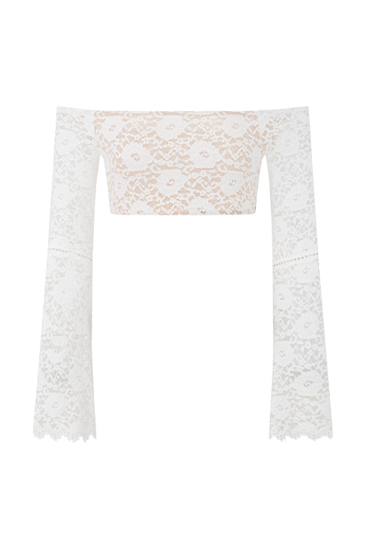 Elowen Lace Off-Shoulder Top