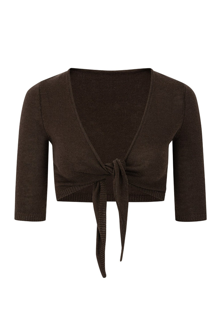 Sori Cropped Knit Cardigan