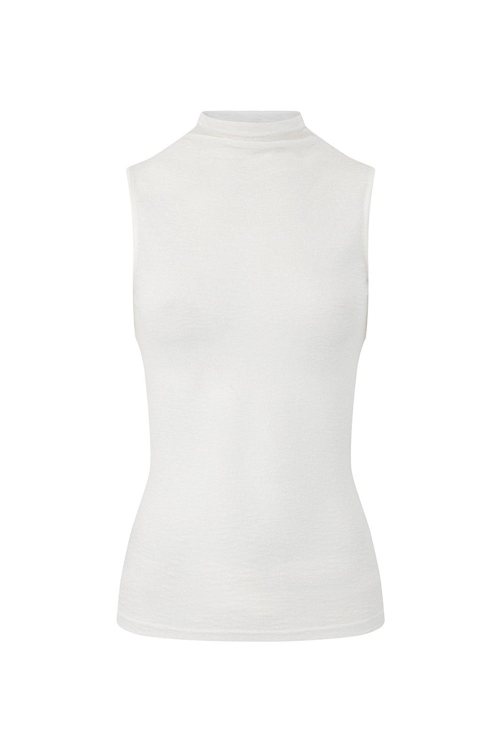 Open Back Turtleneck Top