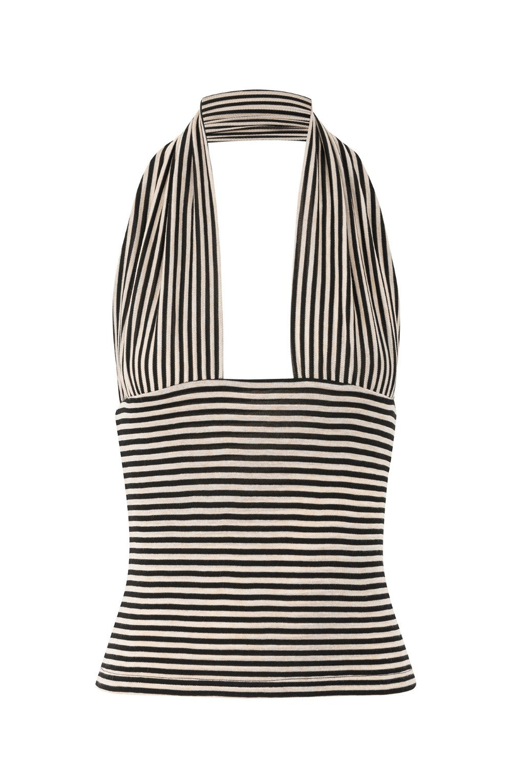 Aria Halter Stripe Top