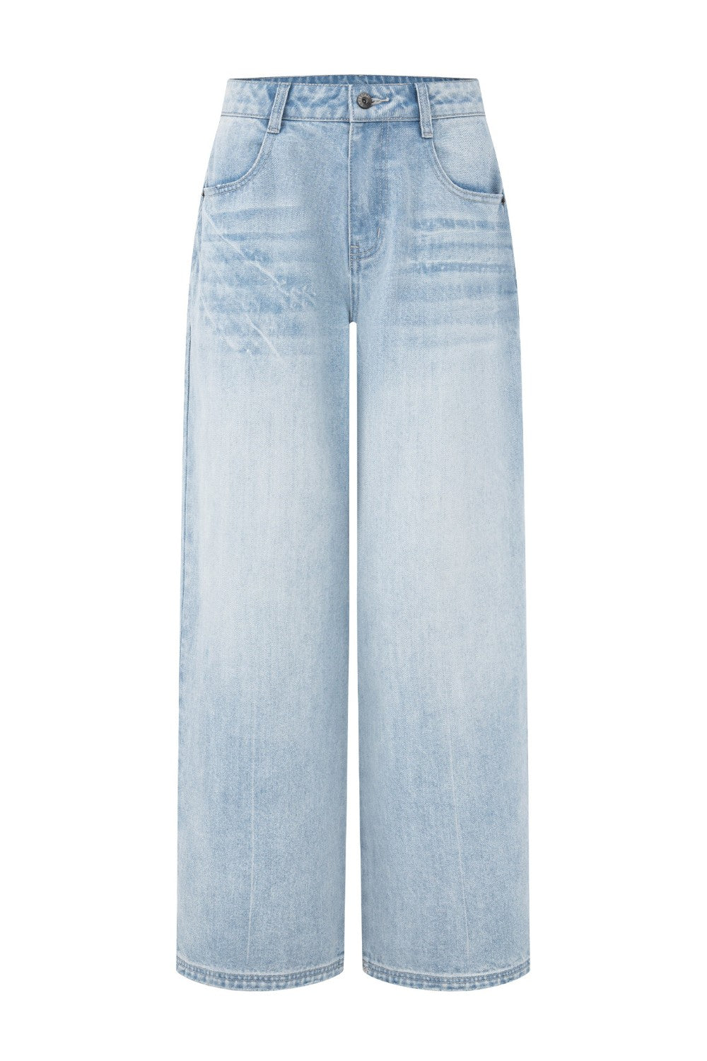 Indie Ice Blue Wide Jeans
