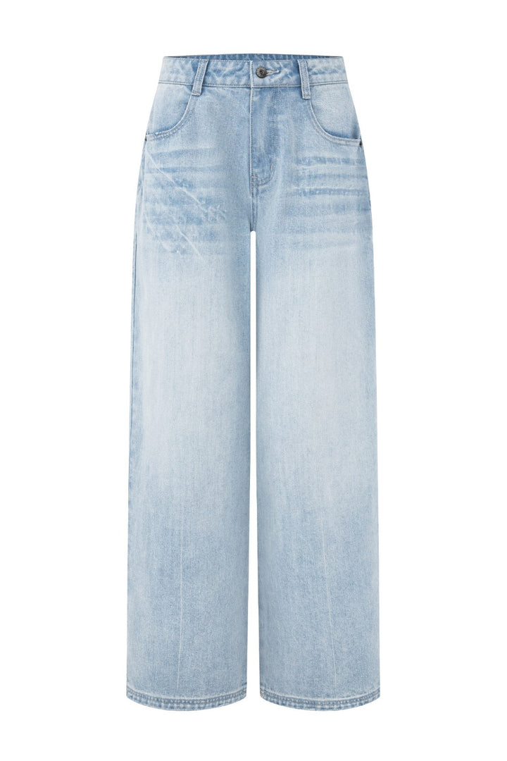 Indie Ice Blue Wide Jeans