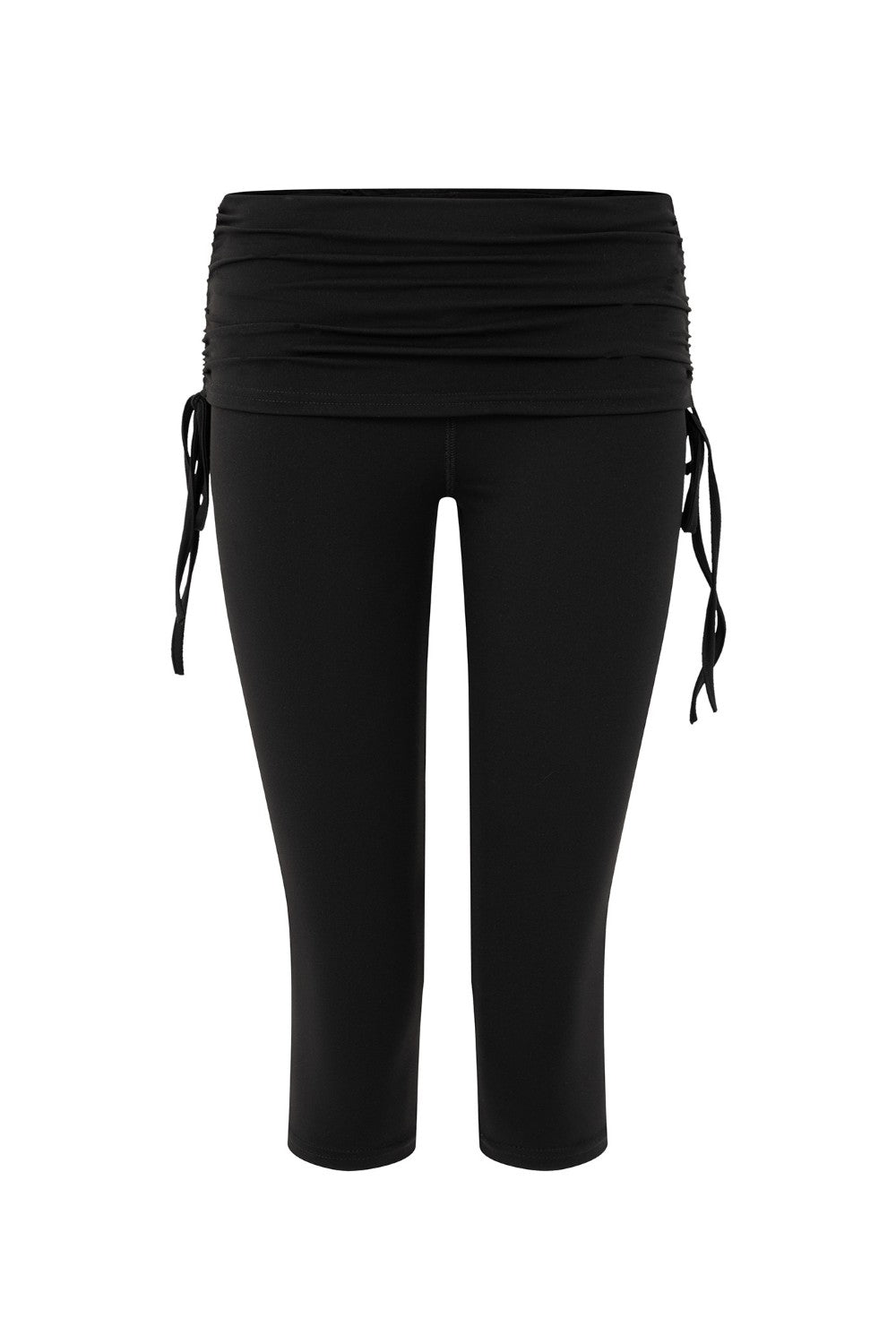 Gia Ruched Capri Leggings