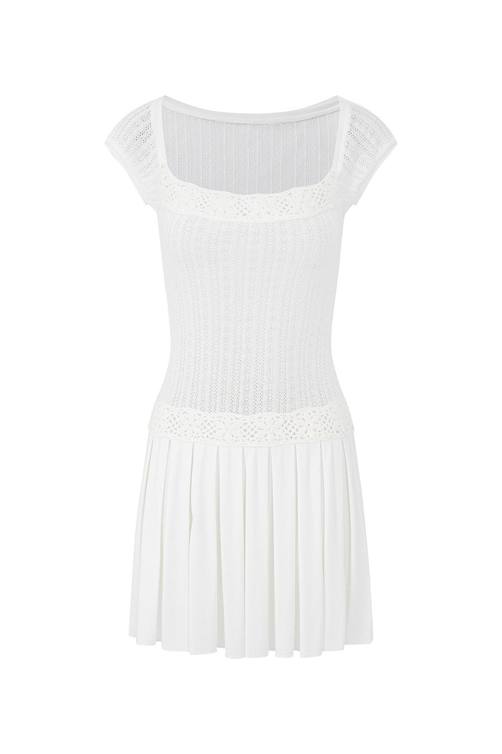 Colette Crochet Trim Dress