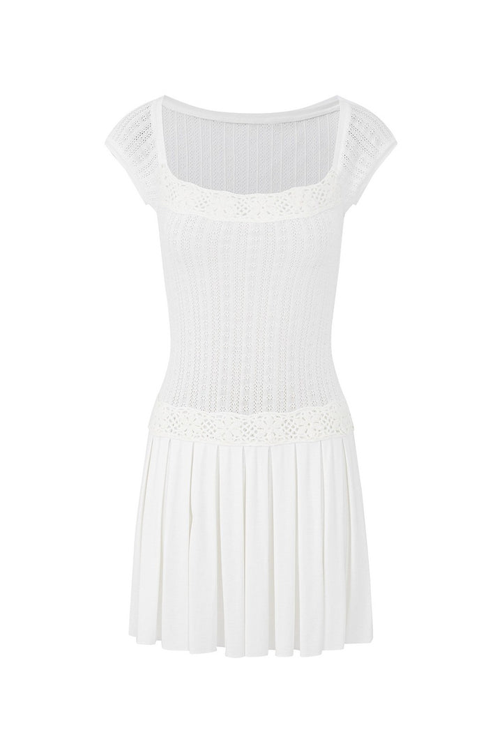 Colette Crochet Trim Dress