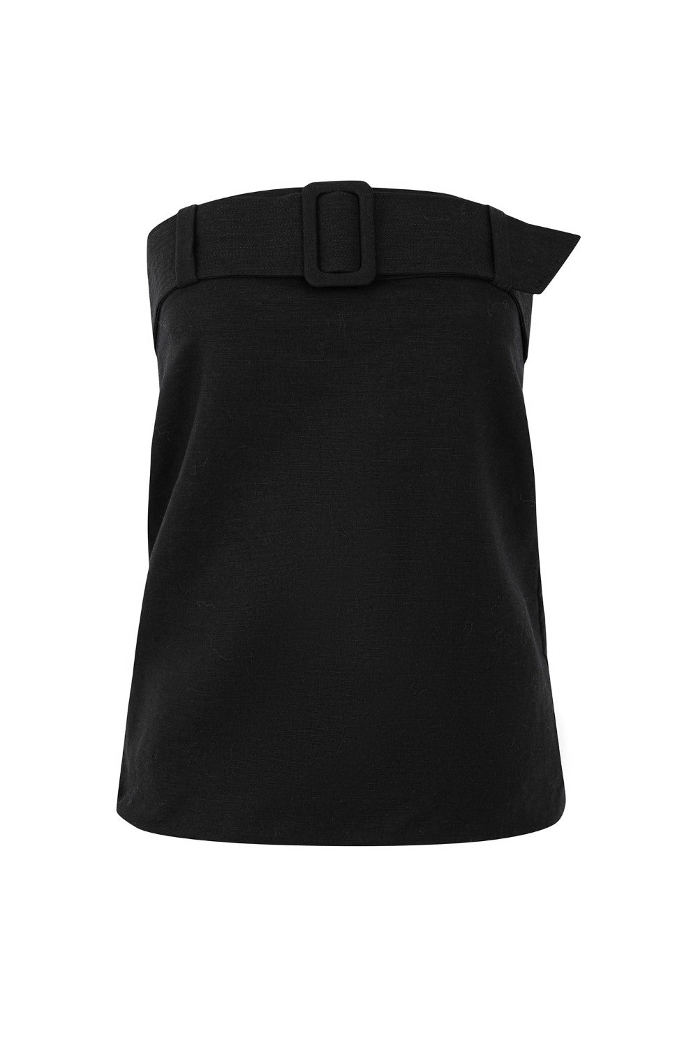 Strapless Belted Tube Top