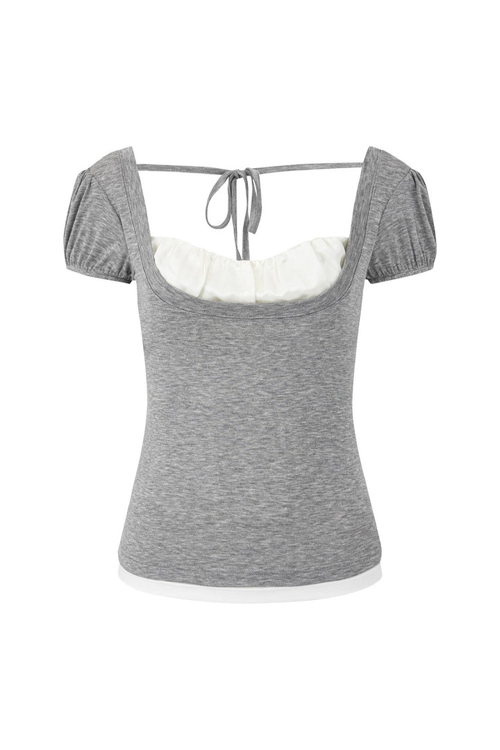 Avery Layered Puff Top