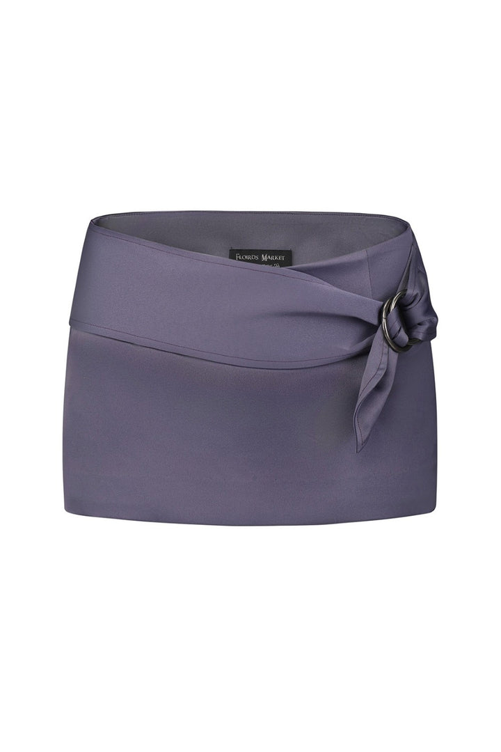 Violet Haze Satin Skirt