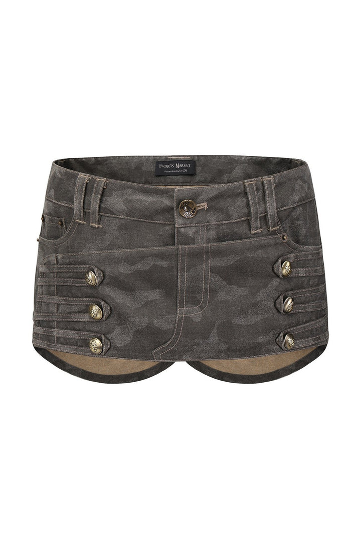 Downtown Camo Micro Skort