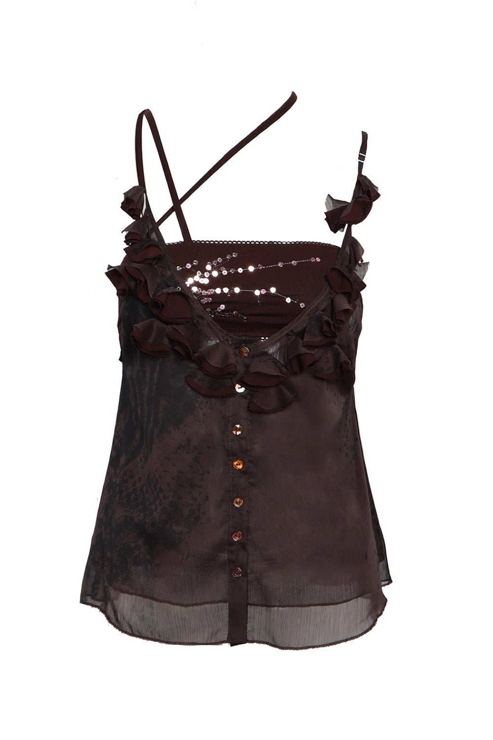 Mila Sequin Satin Cami