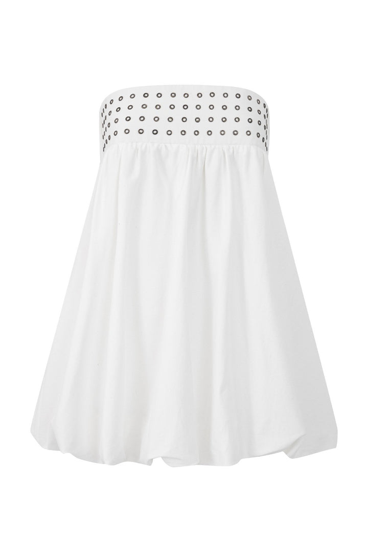 Convertible Eyelet Midi Skirt