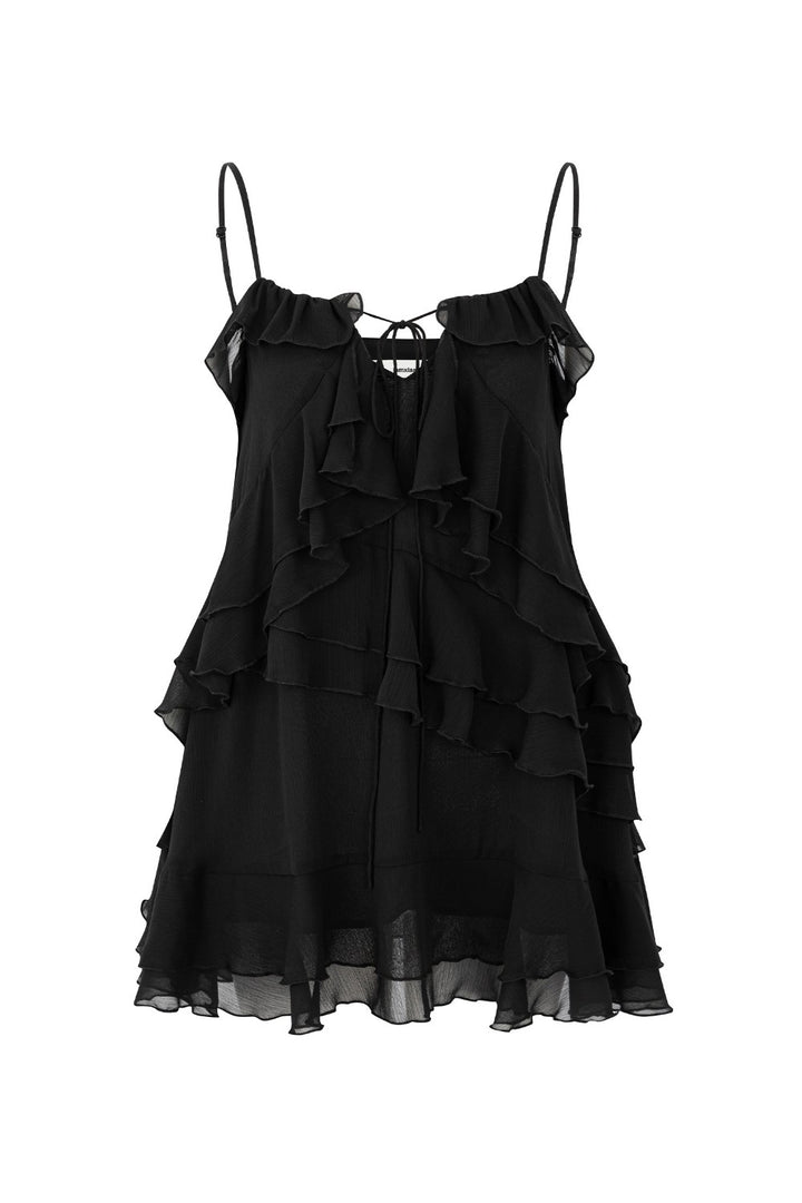Elia Ruffle Chiffon Camisole