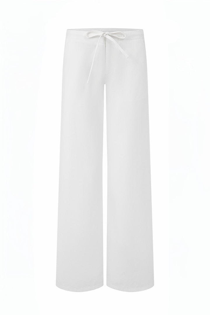 Mila Drawstring Straight Pants