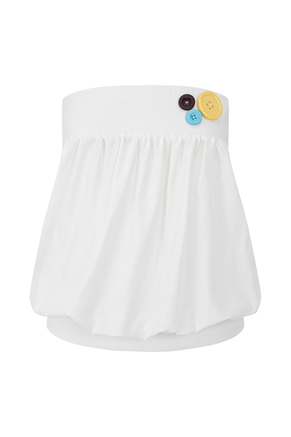 Button Balloon Tube Top