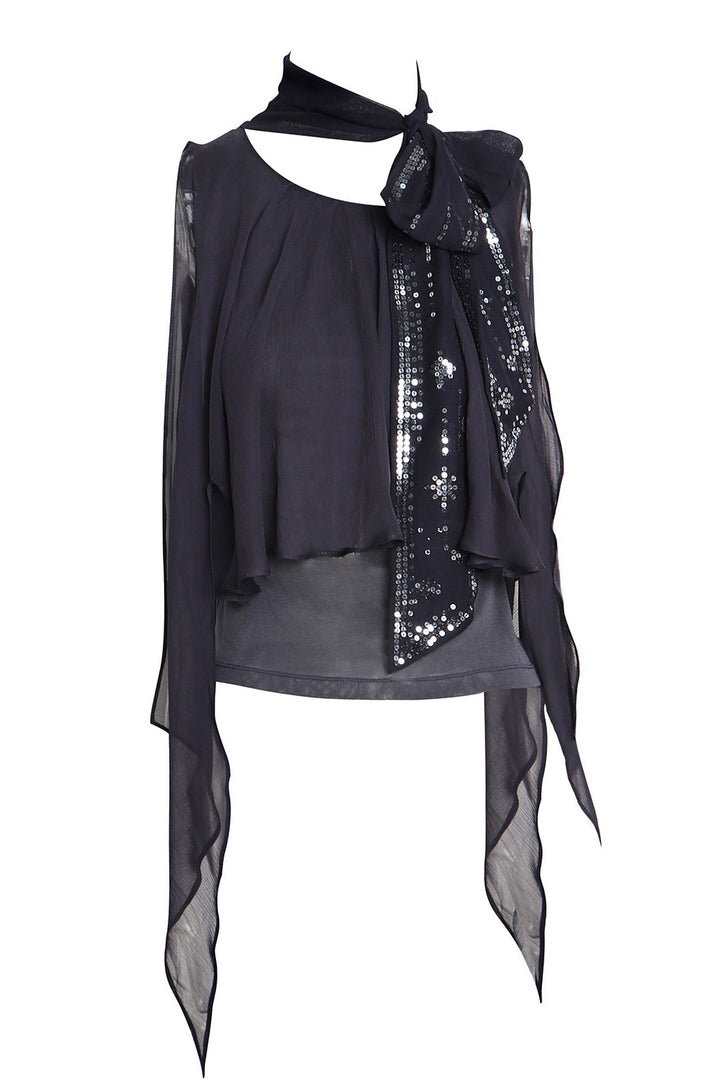 Vivienne Silk Scarf Top