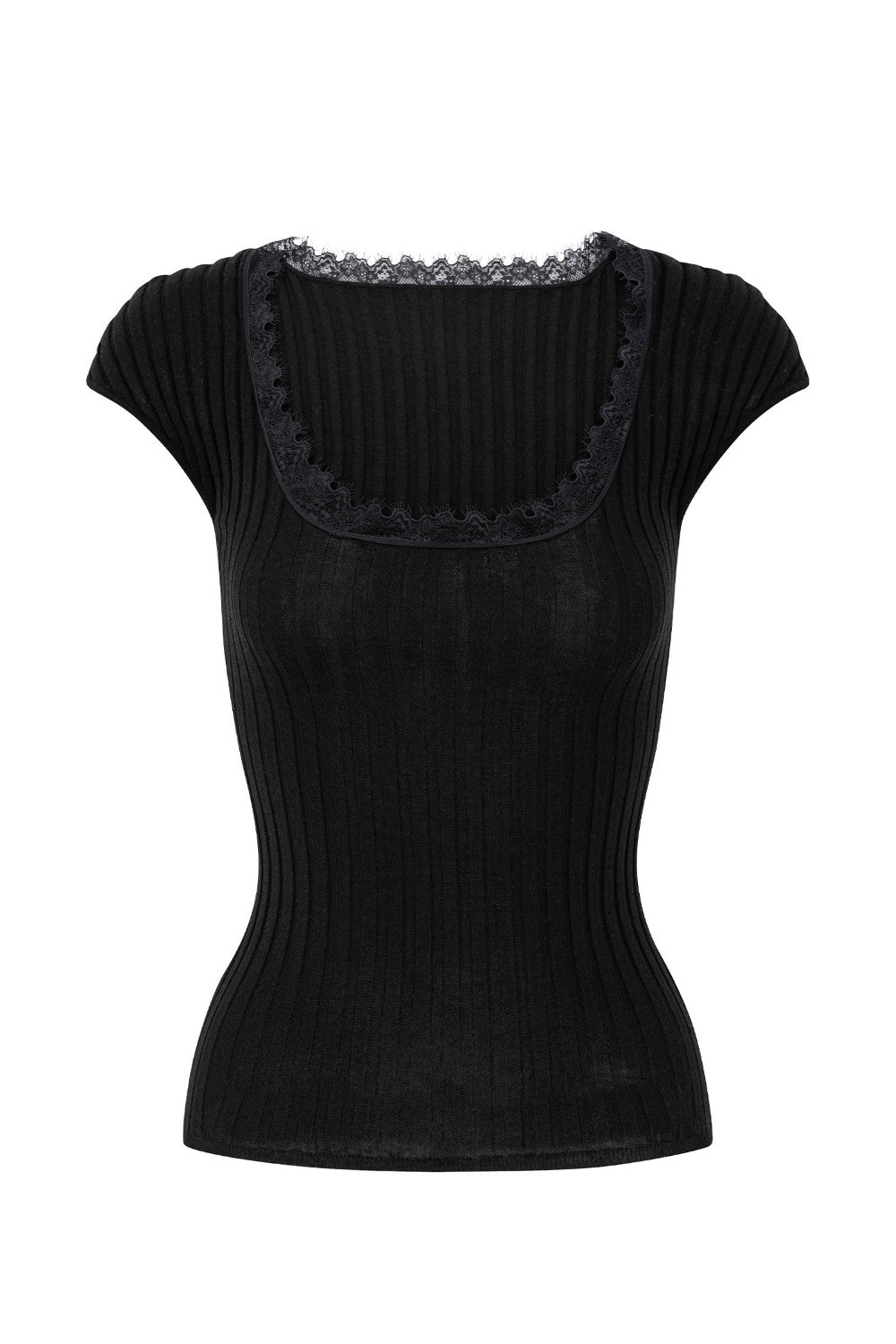 Camille U-Neck Lace Top