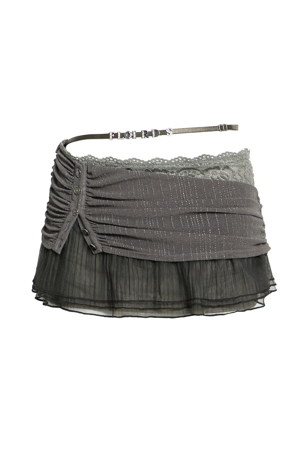 Smoky Layered Mesh Skirt
