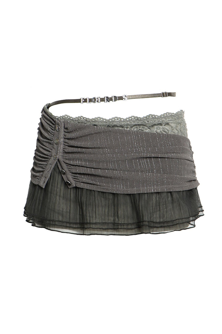 Smoky Layered Mesh Skirt
