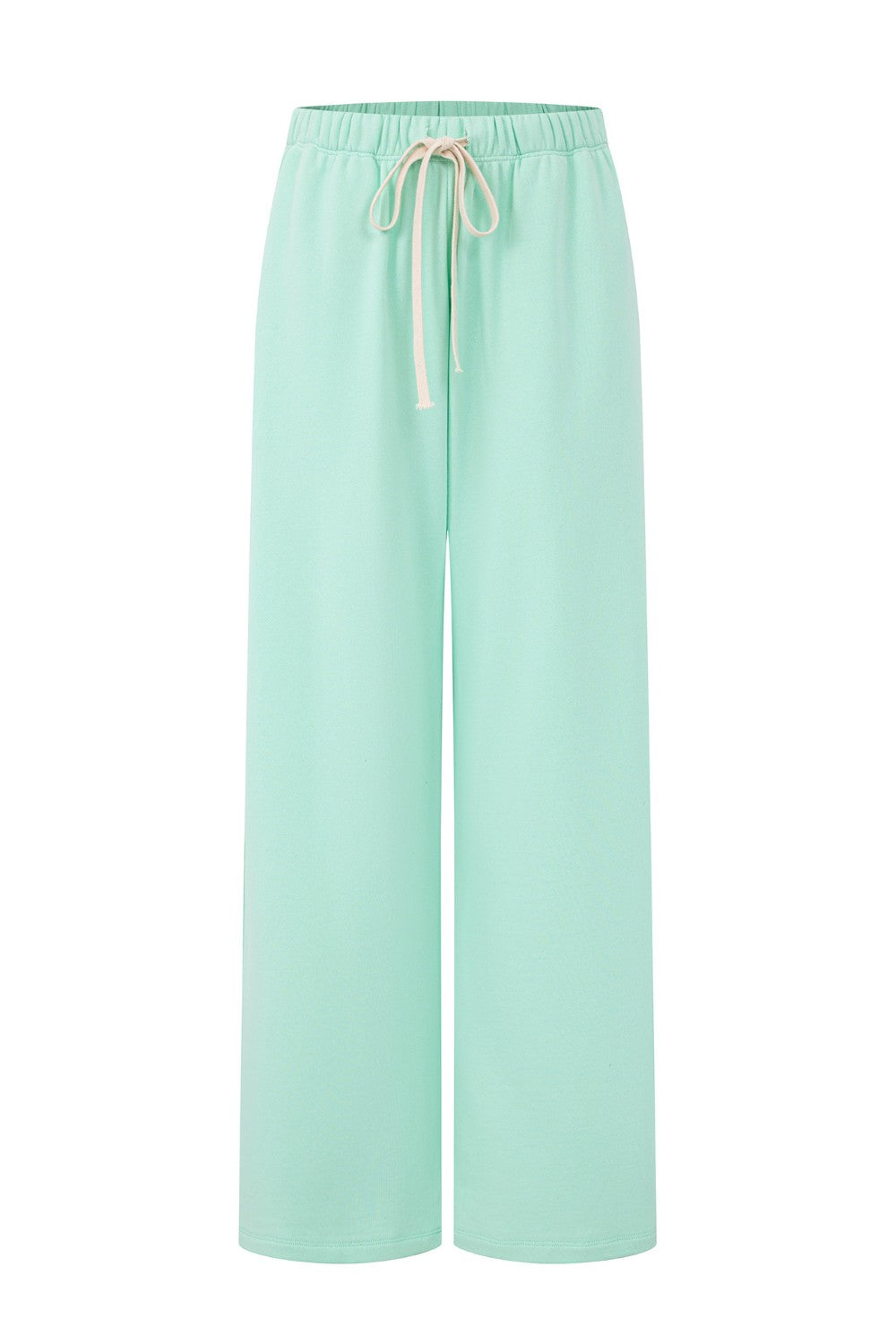 Mint Cloud Wide-Leg Sweatpants