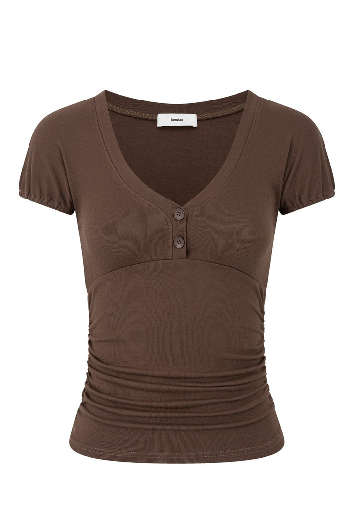 Chloe Henley Ruched Top
