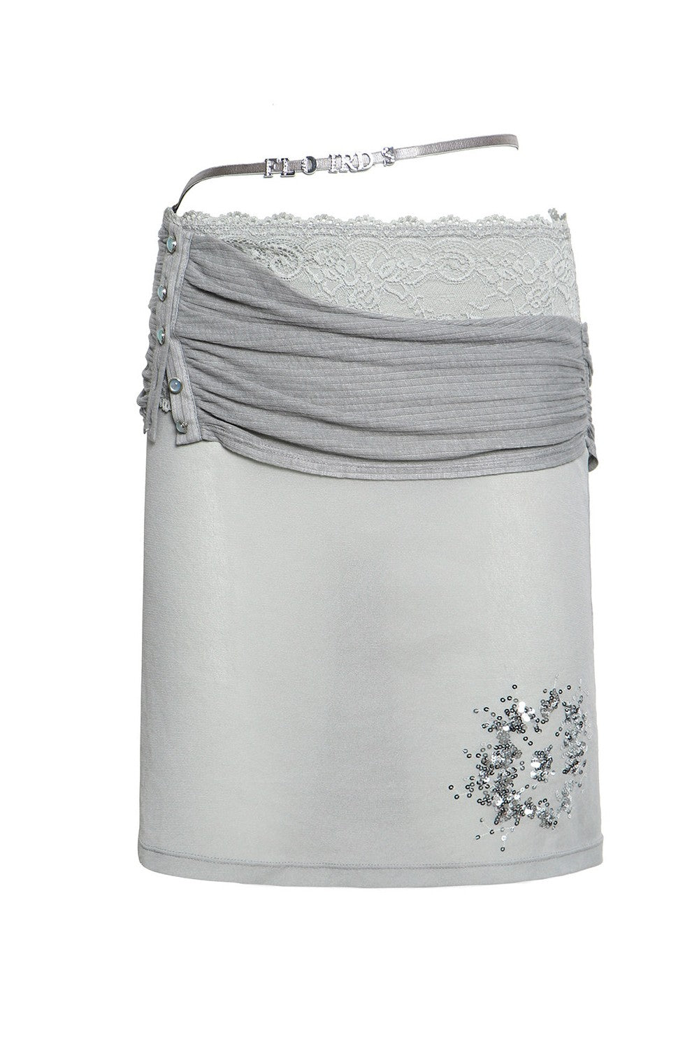 Nova Lace Satin Slip Skirt