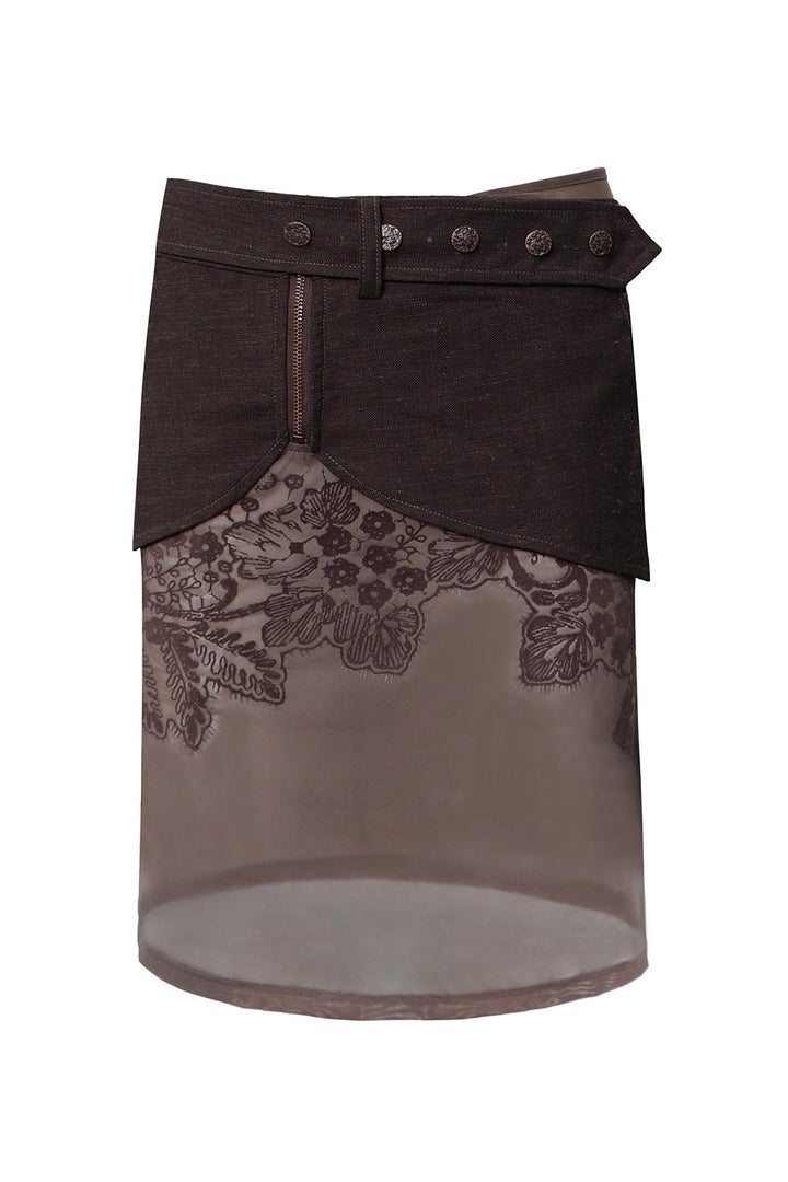 Twilight Sheer Overlay Skirt