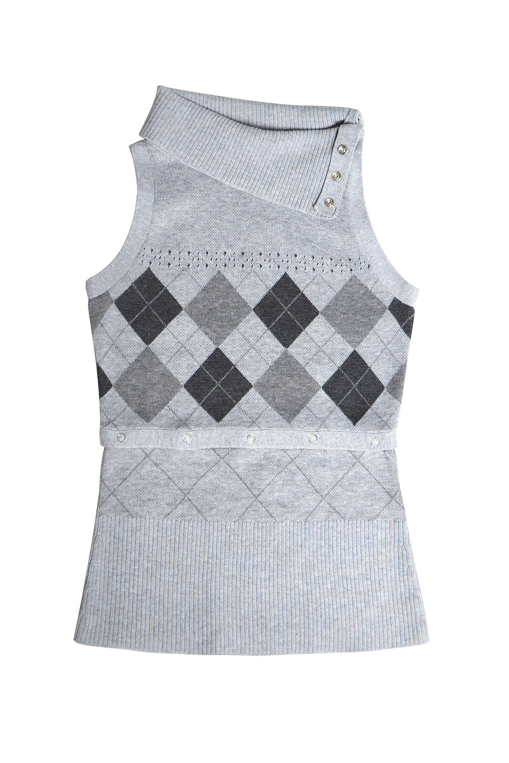 Suki Convertible Argyle Top